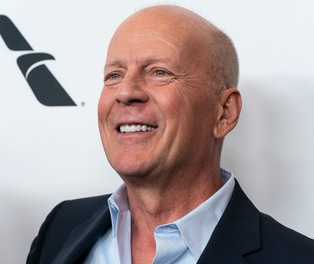 Closeup of Bruce Willis