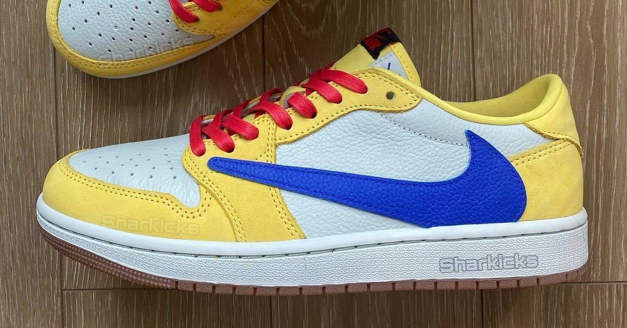 Travis Scott's 'Canary' Air Jordan 1 Low Is Inspired by His High School