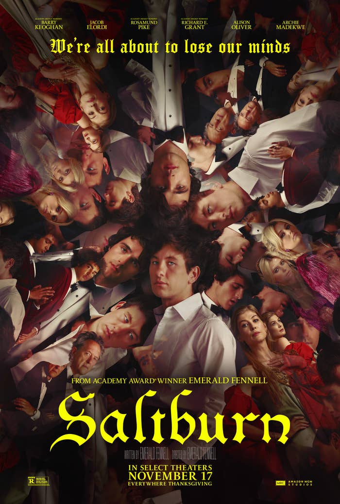 The poster for &quot;Saltburn&quot;