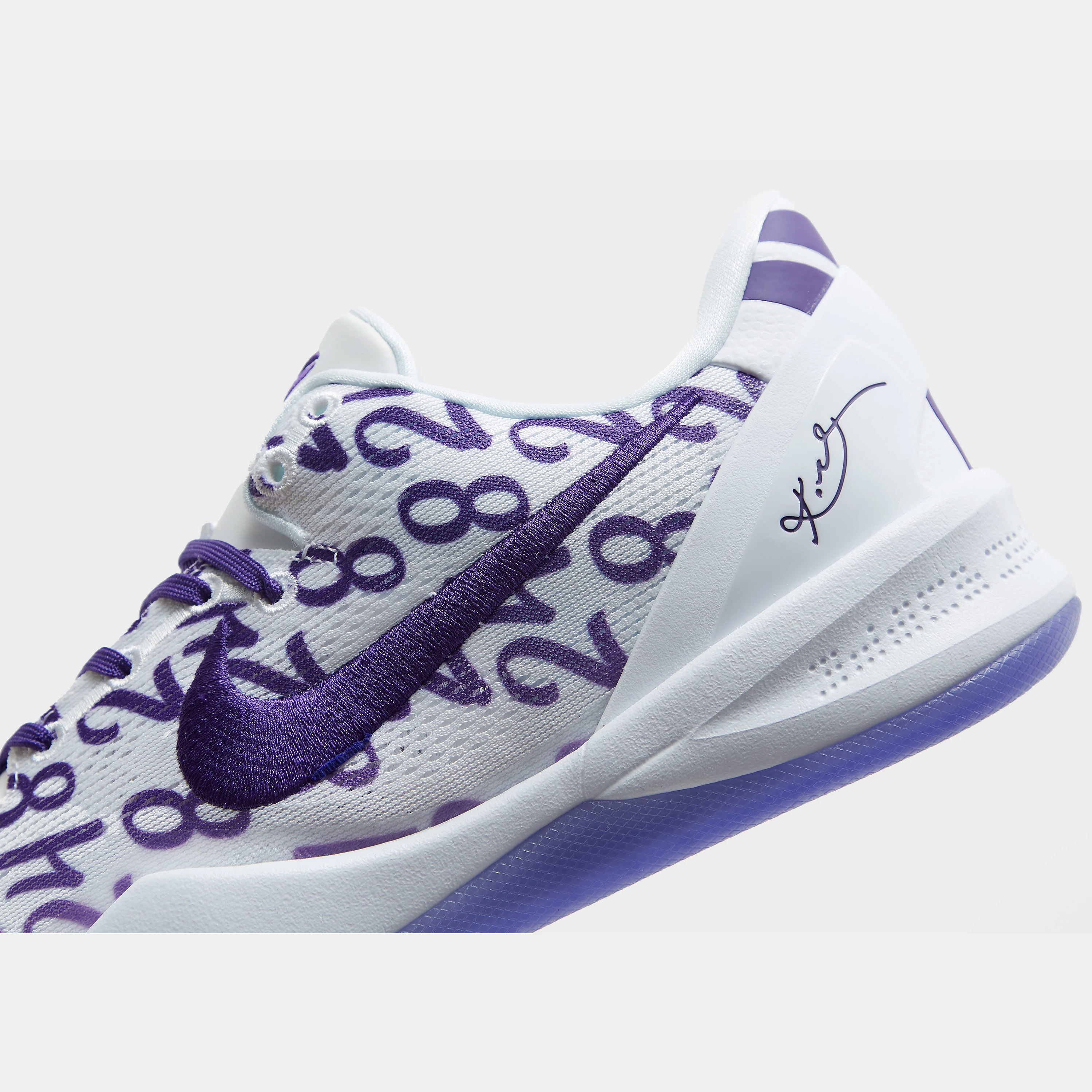 Nike Kobe 8 Court Purple Release Date FQ3549-100 Detail