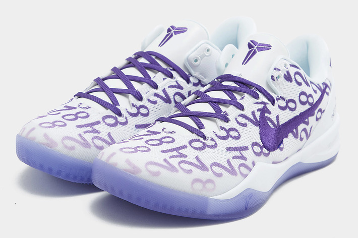 Nike Kobe 8 Court Purple Release Date FQ3549-100 Pair