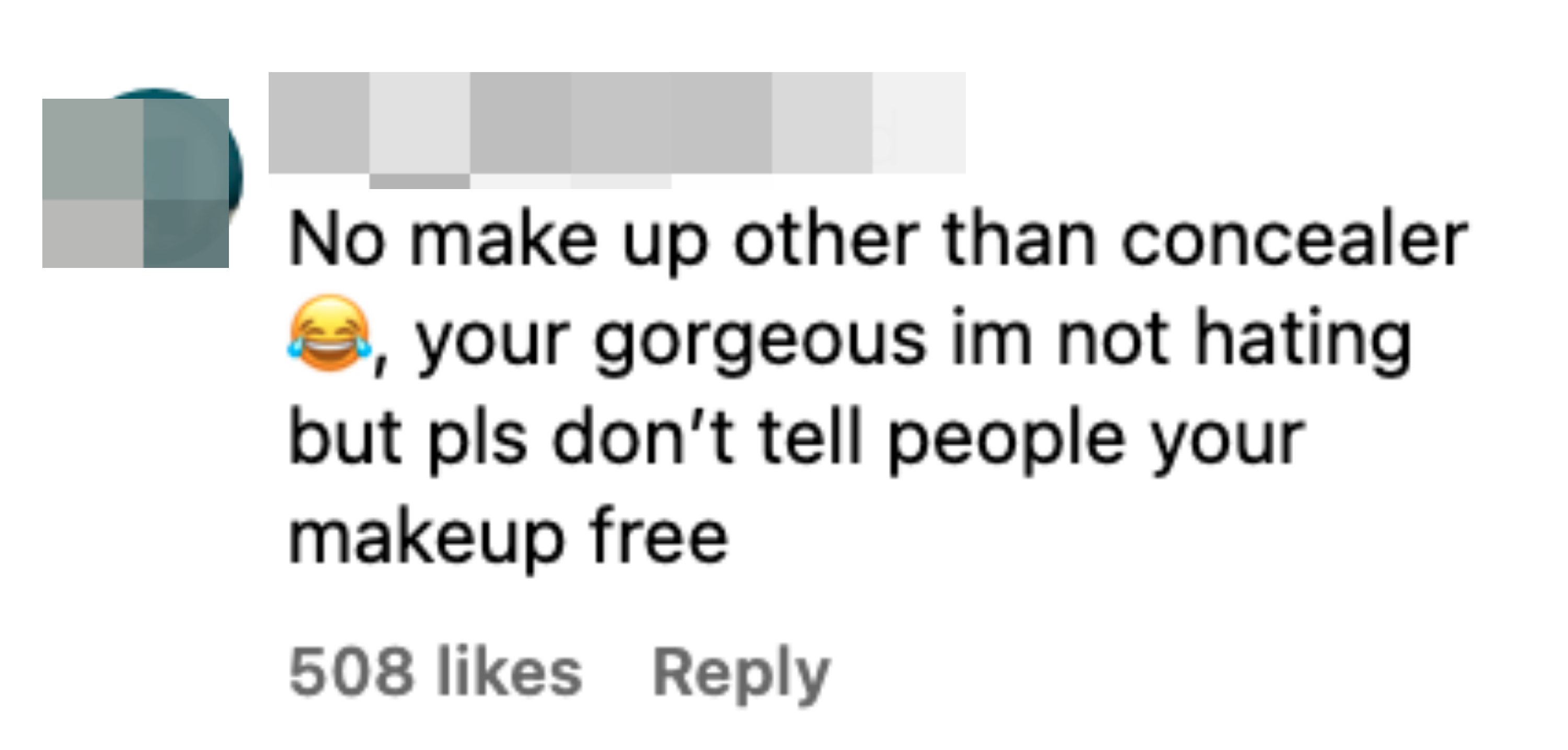 &quot;No make up other than concealer&quot;