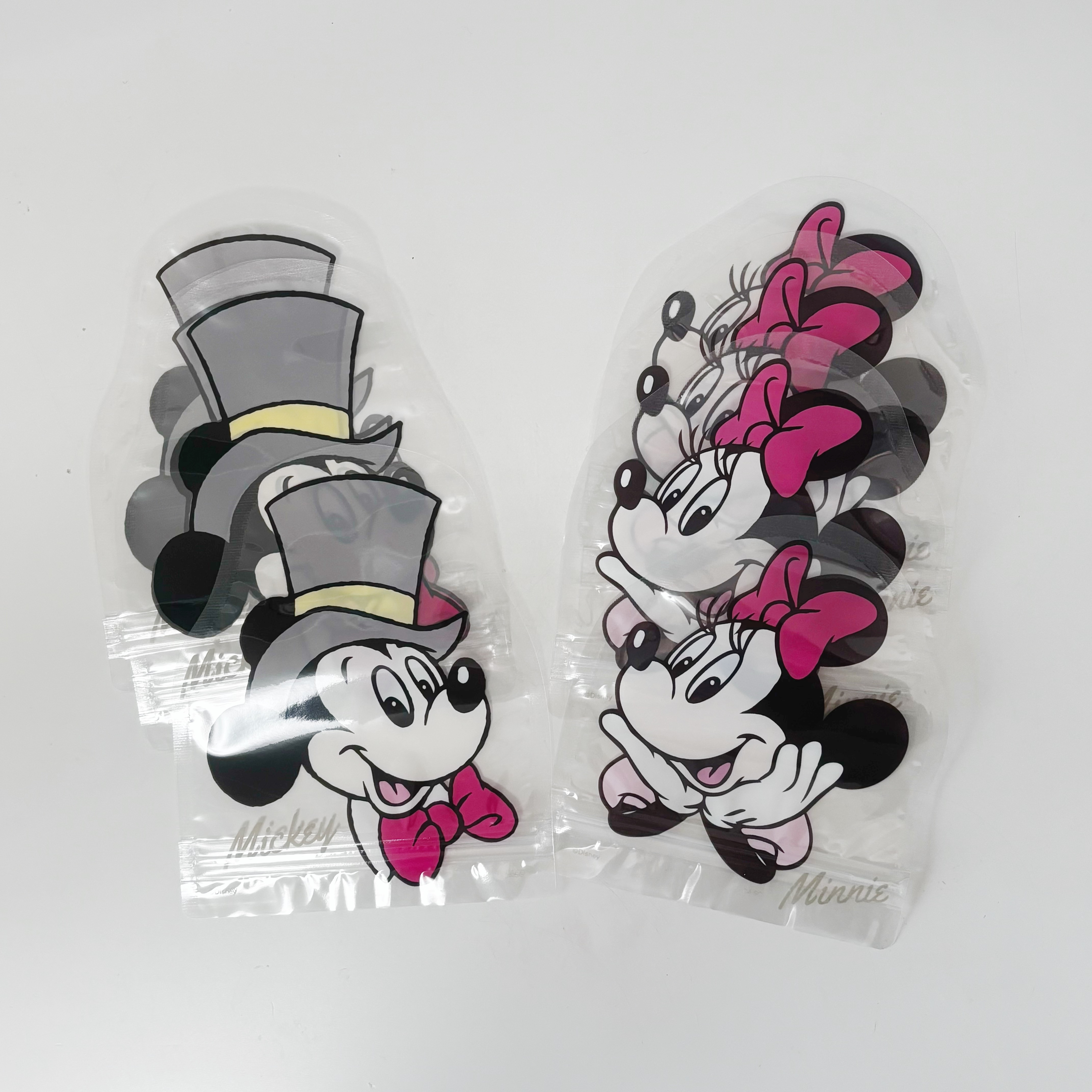 ダイソーのおすすめの便利アイテム「ダイカットジップバッグ/ミッキー・ミニー」
