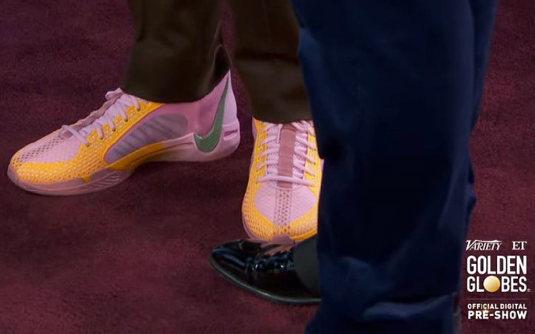 Jason Sudeikis Wearing the Nike Sabrina 1 at the Golden Globes