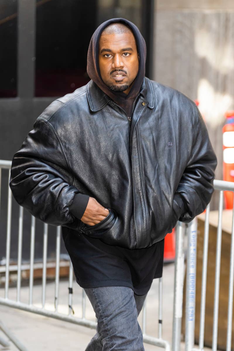 Closeup of Kanye West