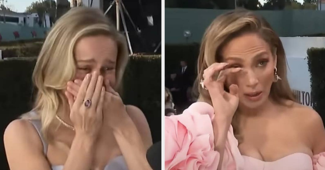 Brie Larson broke down over her meeting with Jennifer Lopez at the Golden Globe Awards