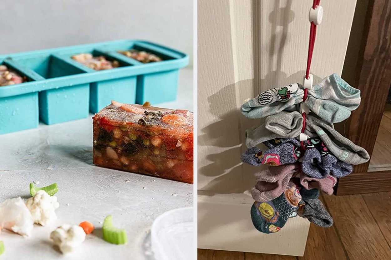 (left) souper cubes (right) sockdock
