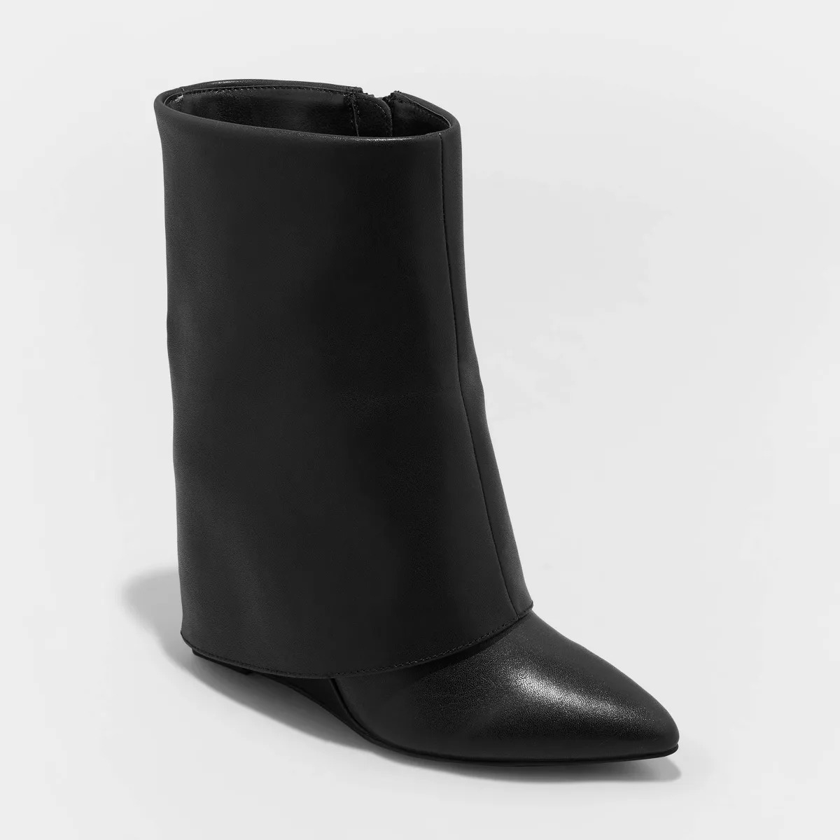 black fold over boots