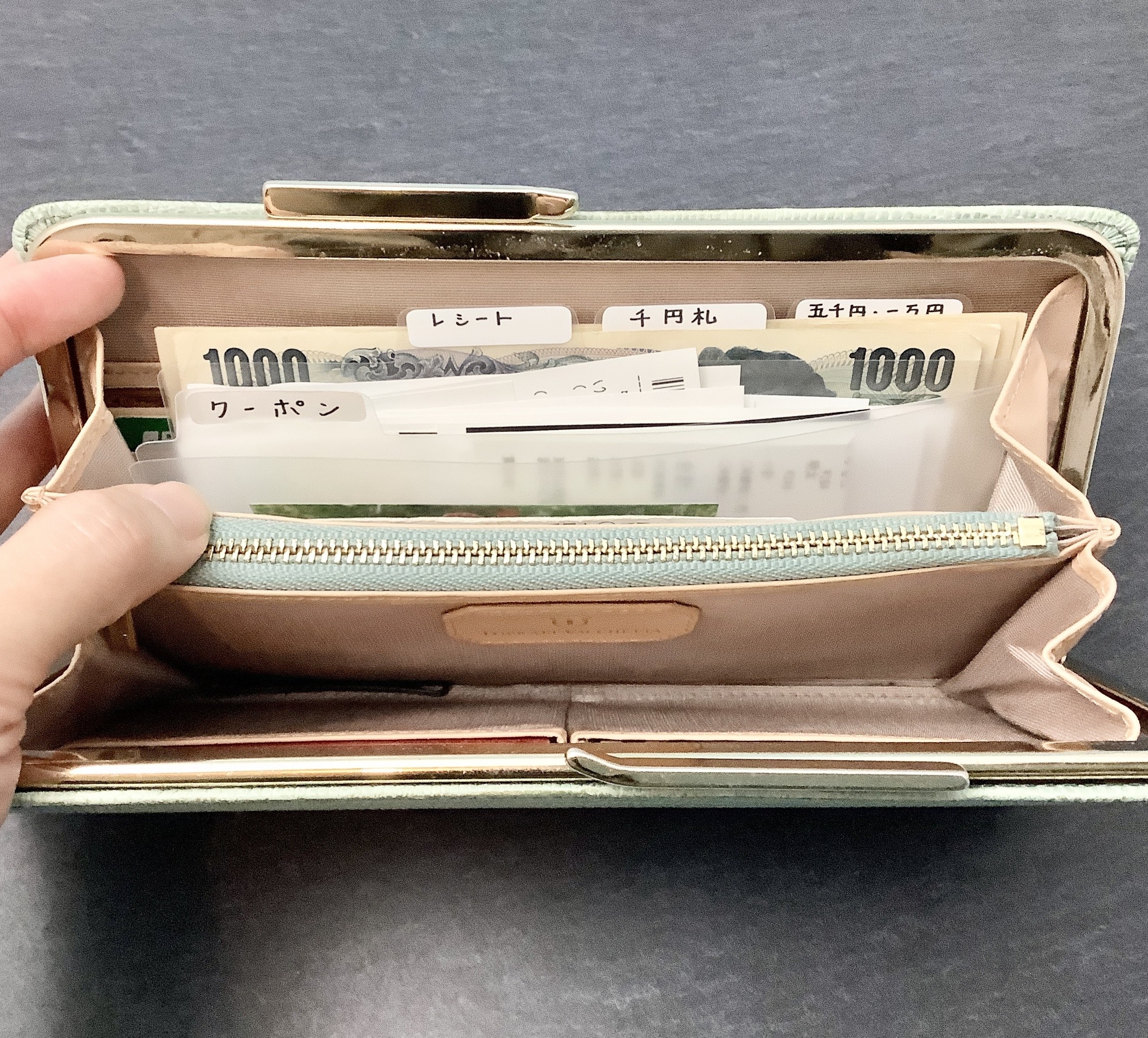 DAISO（ダイソー）のオススメの便利グッズ「財布の中に入れて使う仕分けホルダー」