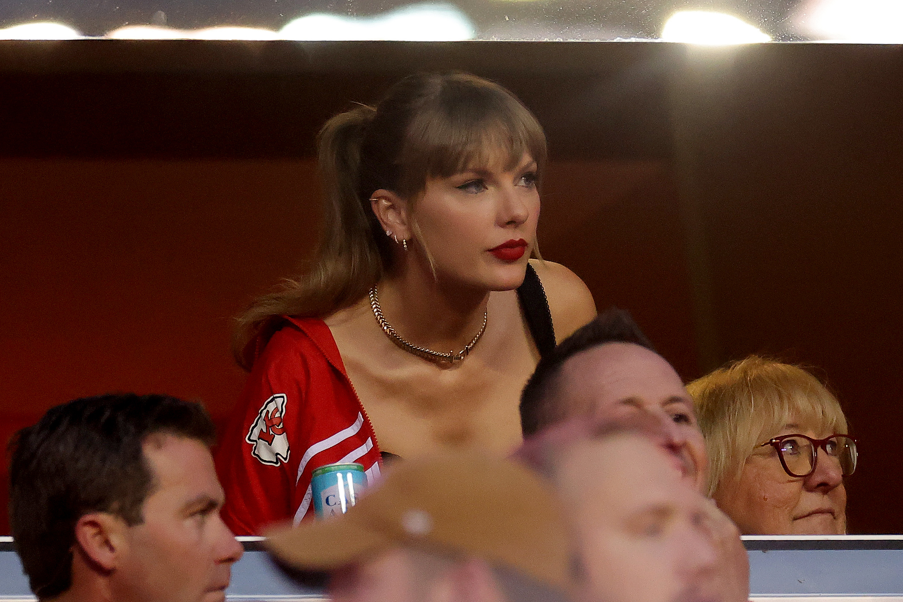 Taylor Swift at a Kansas City Chiefs game
