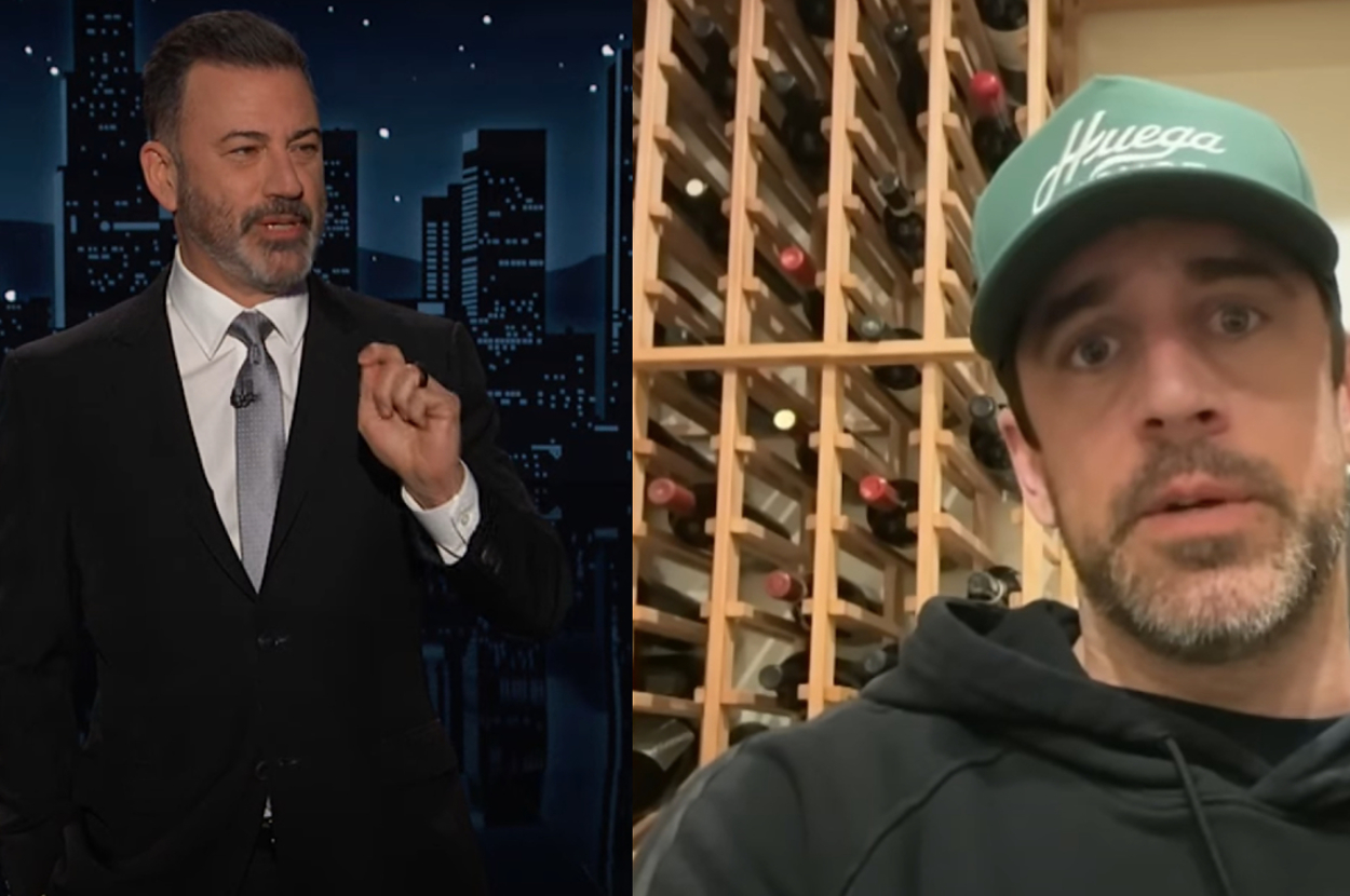 Kimmel on 'Hamster-Brained' Aaron Rodgers Falsely Implying Epstein Link ...