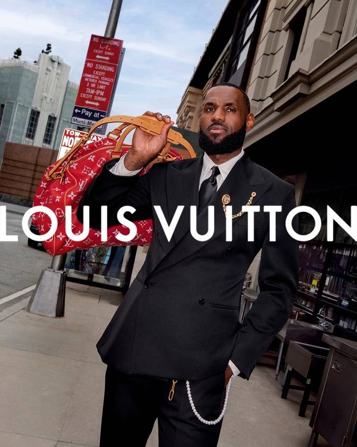 LeBron James in Louis Vuitton Men&#x27;s Spring/Summer 2024 Campaign