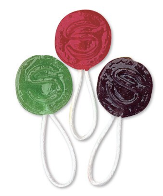 Lollipops on a soft loop instead of a stick