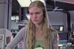 Kat from 10 Things I Hate About You playing the guitar