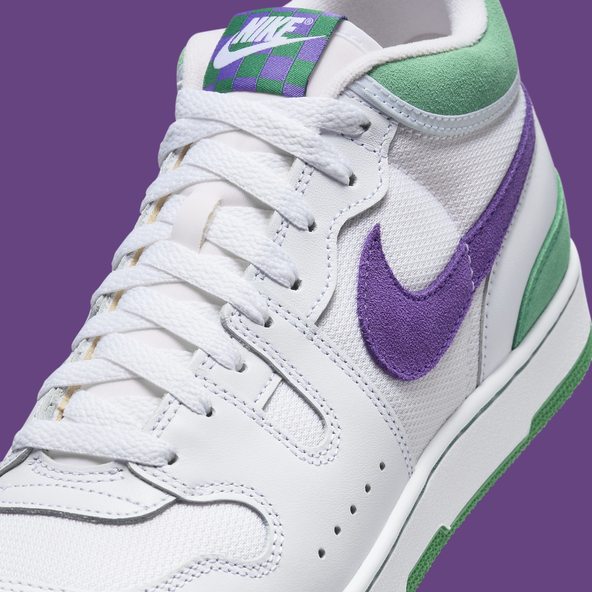 Nike Mac Attack Wimbledon Release Date FZ2097-101 Tongue Detail