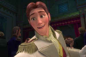Hans from Frozen smiling