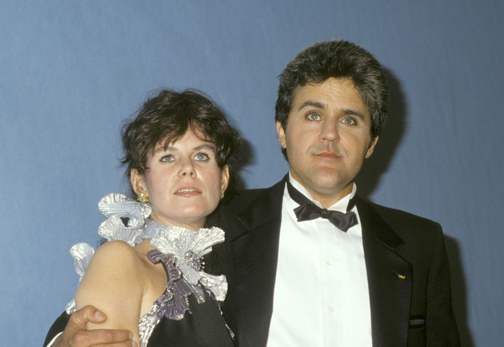 a young jay leno and his wife