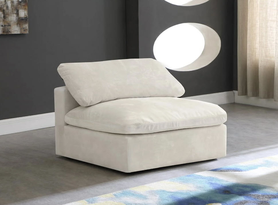 white cushioned wide loveseat