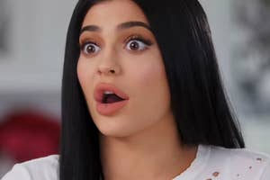 Kylie Jenner surprised face