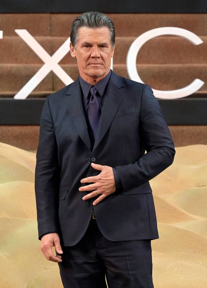 Closeup of Josh Brolin
