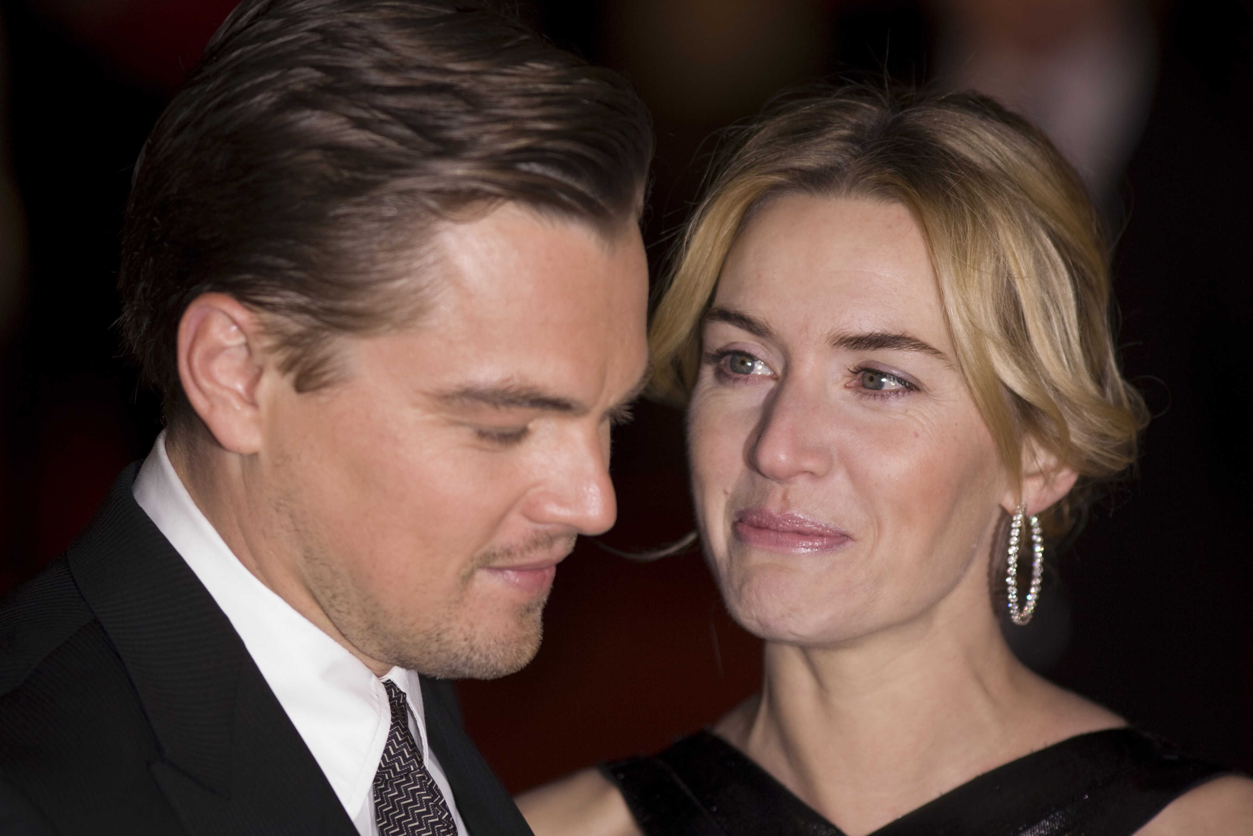 Close-up of Kate and Leo