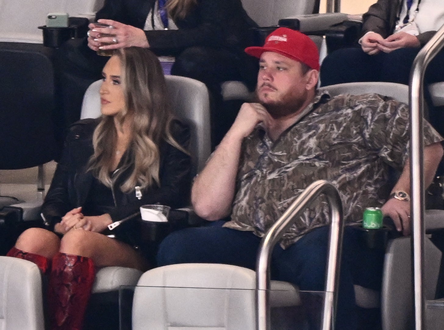 Luke Combs at the Super Bowl
