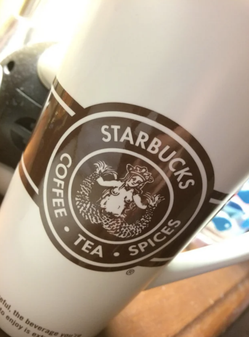 The original Starbucks logo