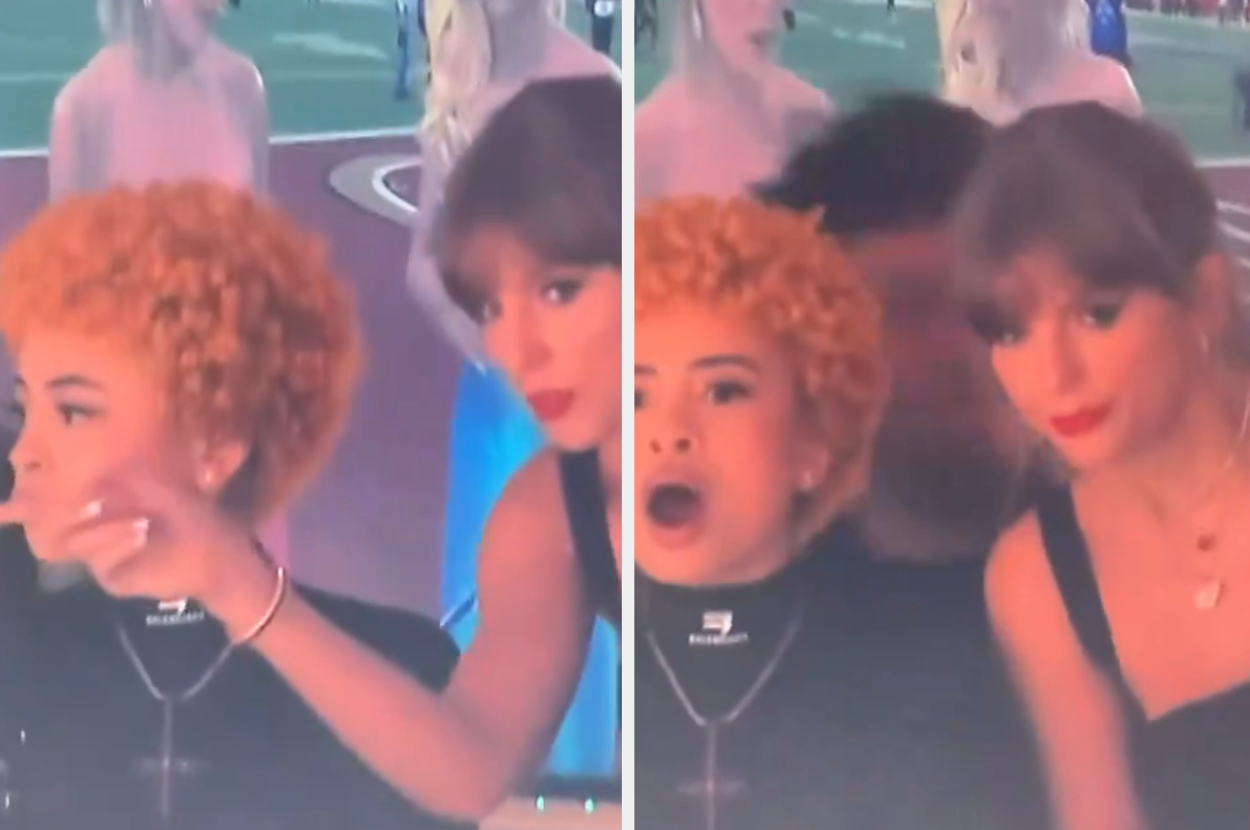 Videos Of Ice Spice Having Football Seemingly Explained To Her By Taylor Swift Are Going Viral