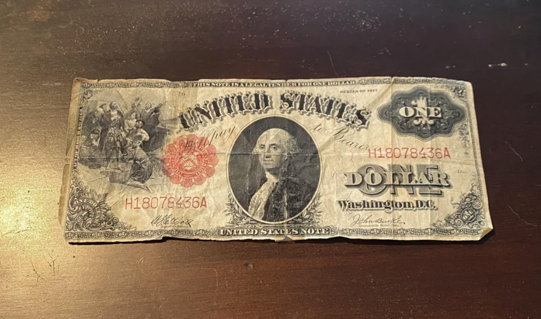 old dollar bill