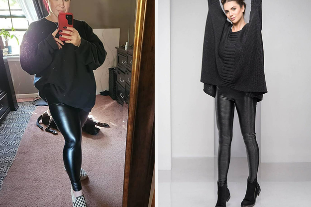 How To Wear Faux Leather Leggings To Work | International Society of  Precision Agriculture