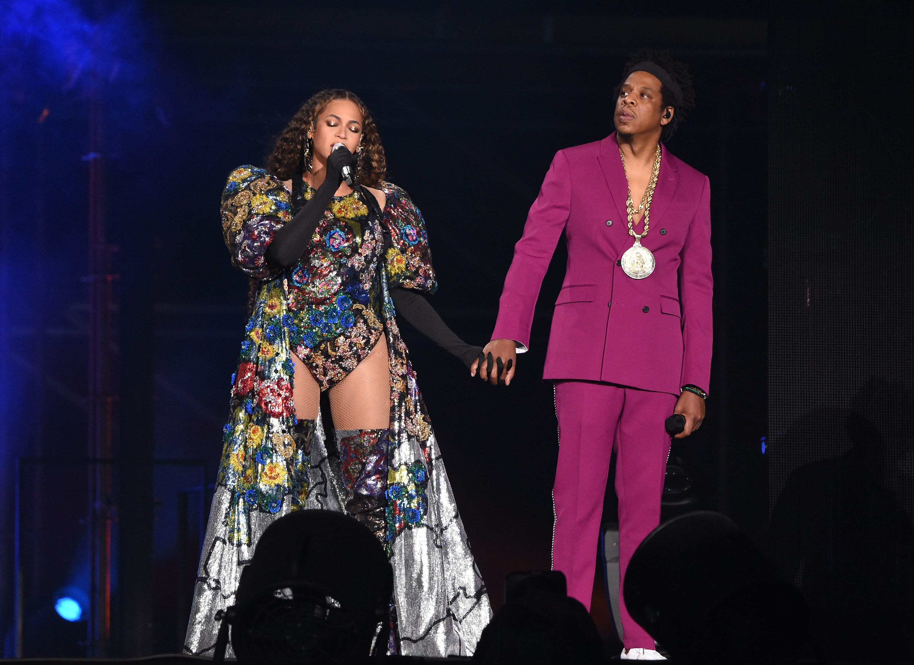 Beyoncé and Jay-Z onstage