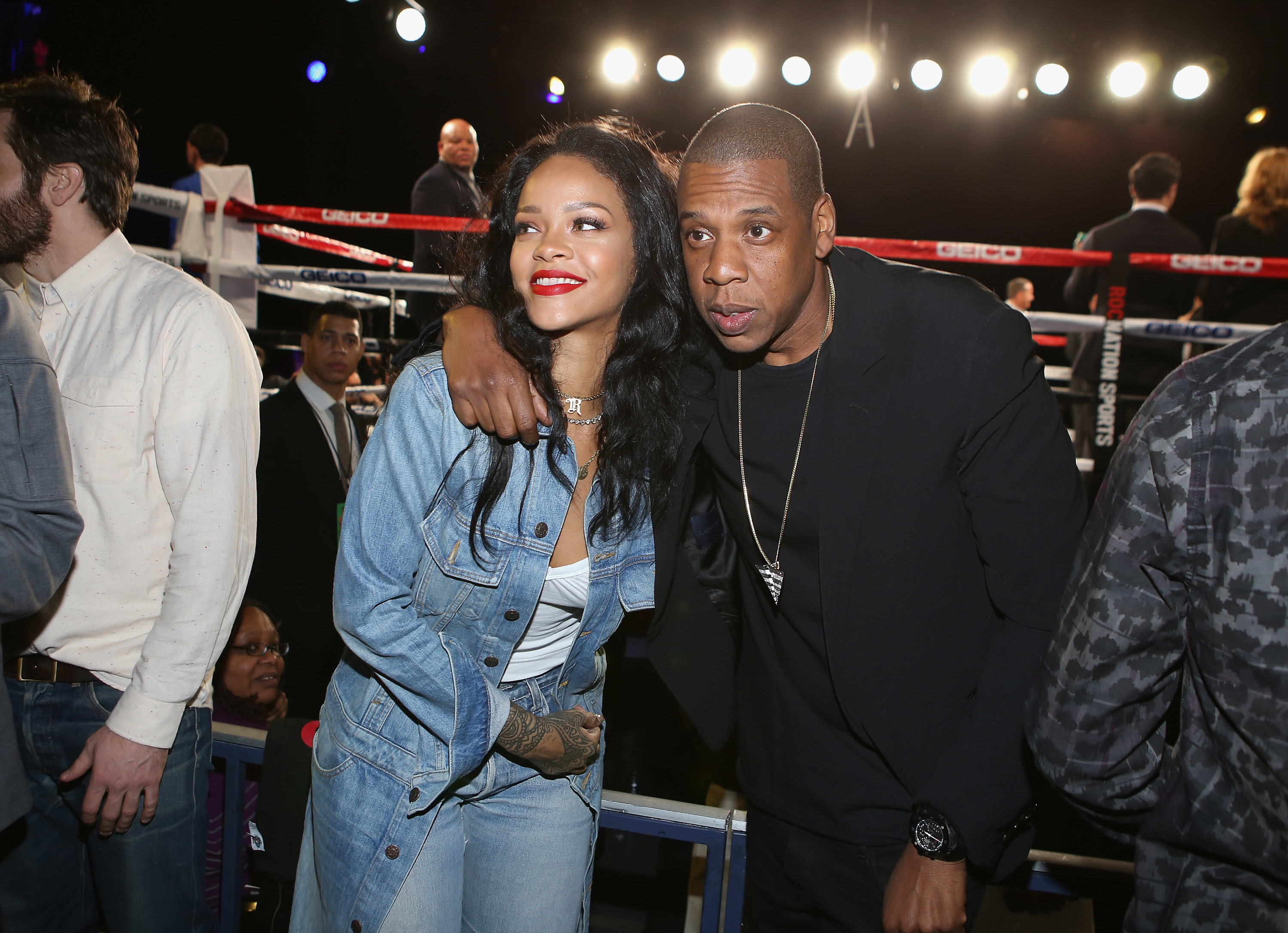 Rihanna and Jay-Z