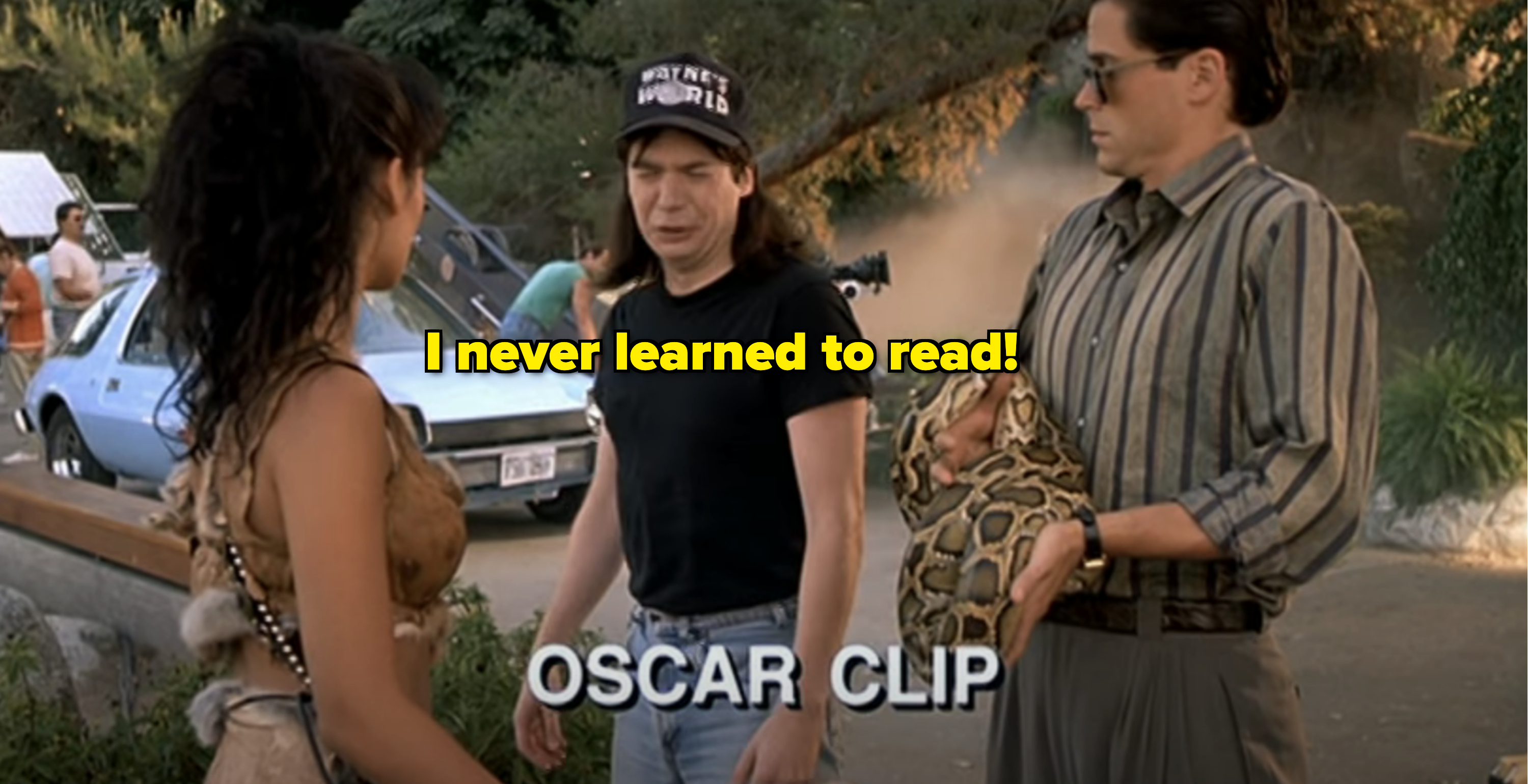 &quot;I never learned to read!&quot;