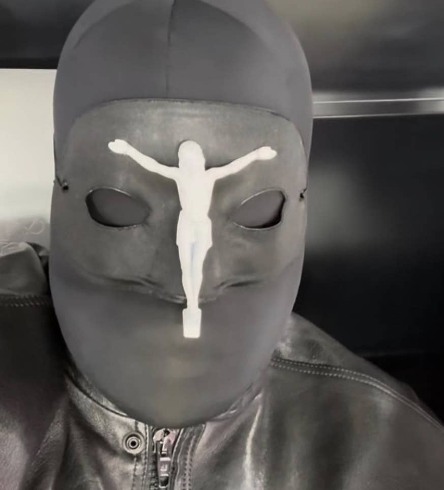 Kanye West Alexander McQueen Dante Mask