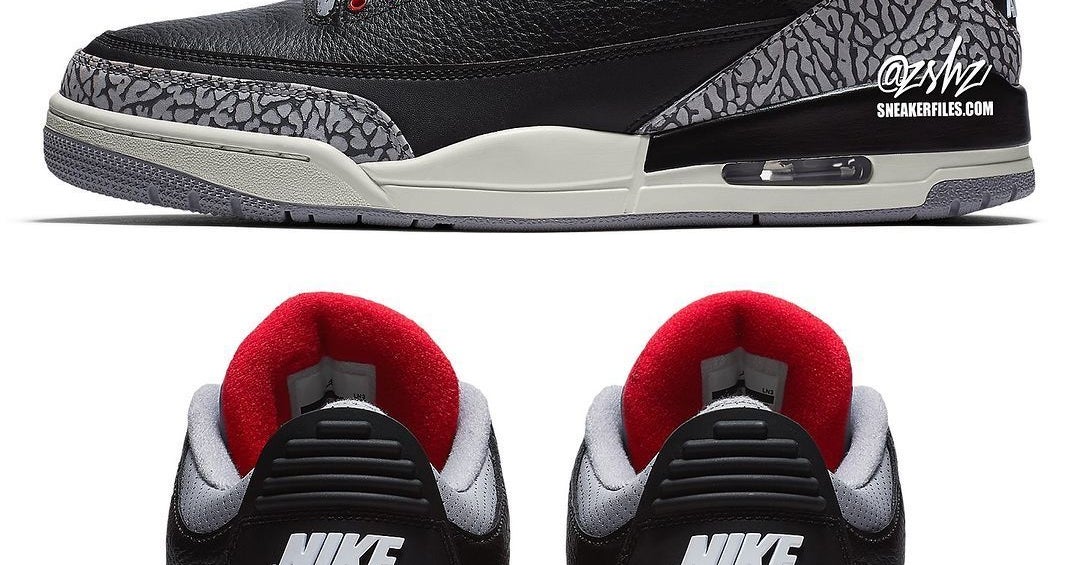 Air Jordan 3 Black Cement Reimagined DN3707-010 Holiday 2024 Release ...