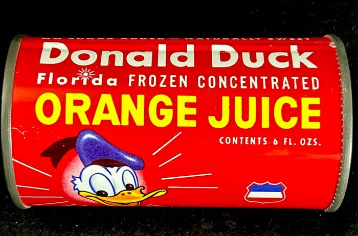 Donald Duck orange juice