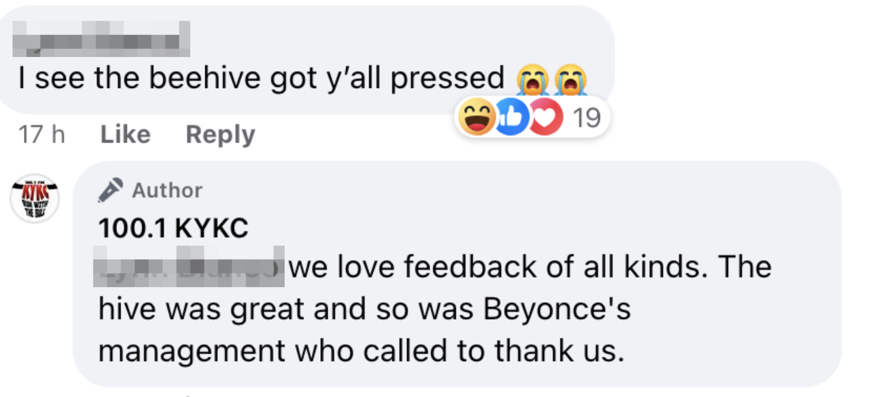&quot;we love feedback of all kinds.&quot;