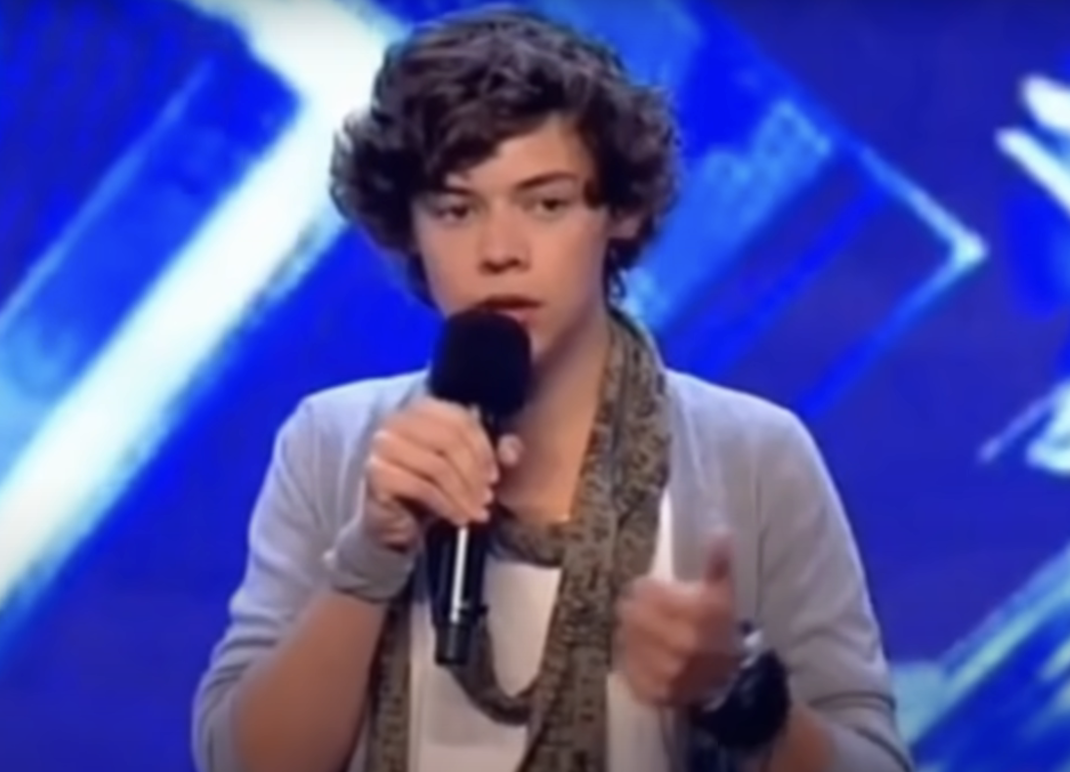 Harry Styles auditioning