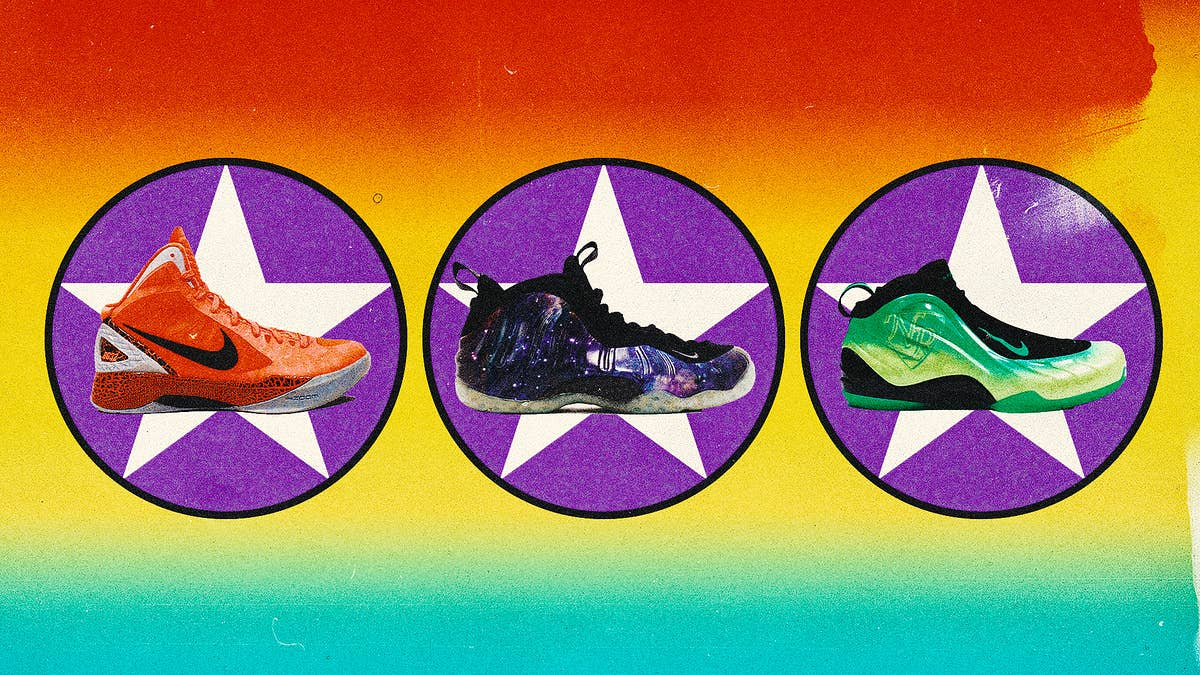 From "Columbia" Air Jordan 11s to "Galaxy" Air Foamposite Ones, these are the 10 best NBA All-Star Weekend sneakers of all time.