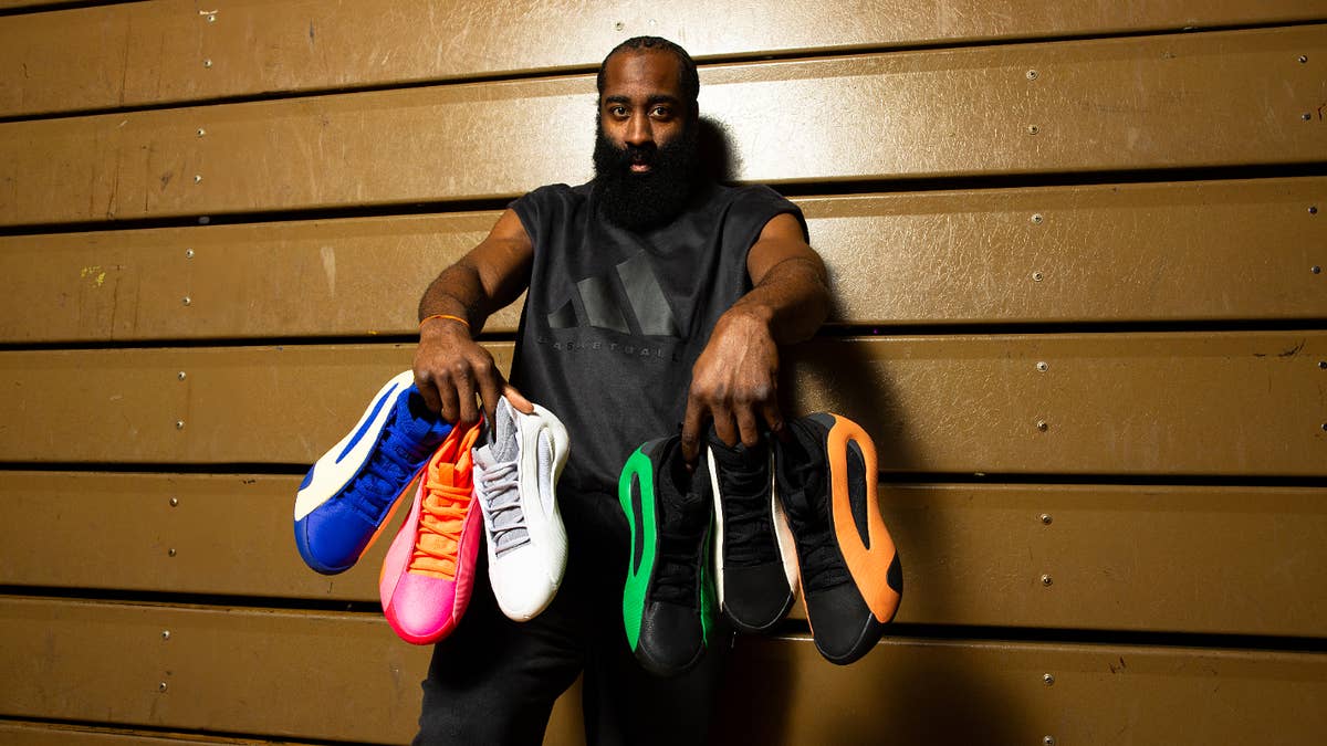 Release details announced for James Harden's eighth signature shoe.