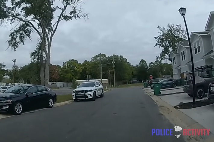 police body cam footage screenshot