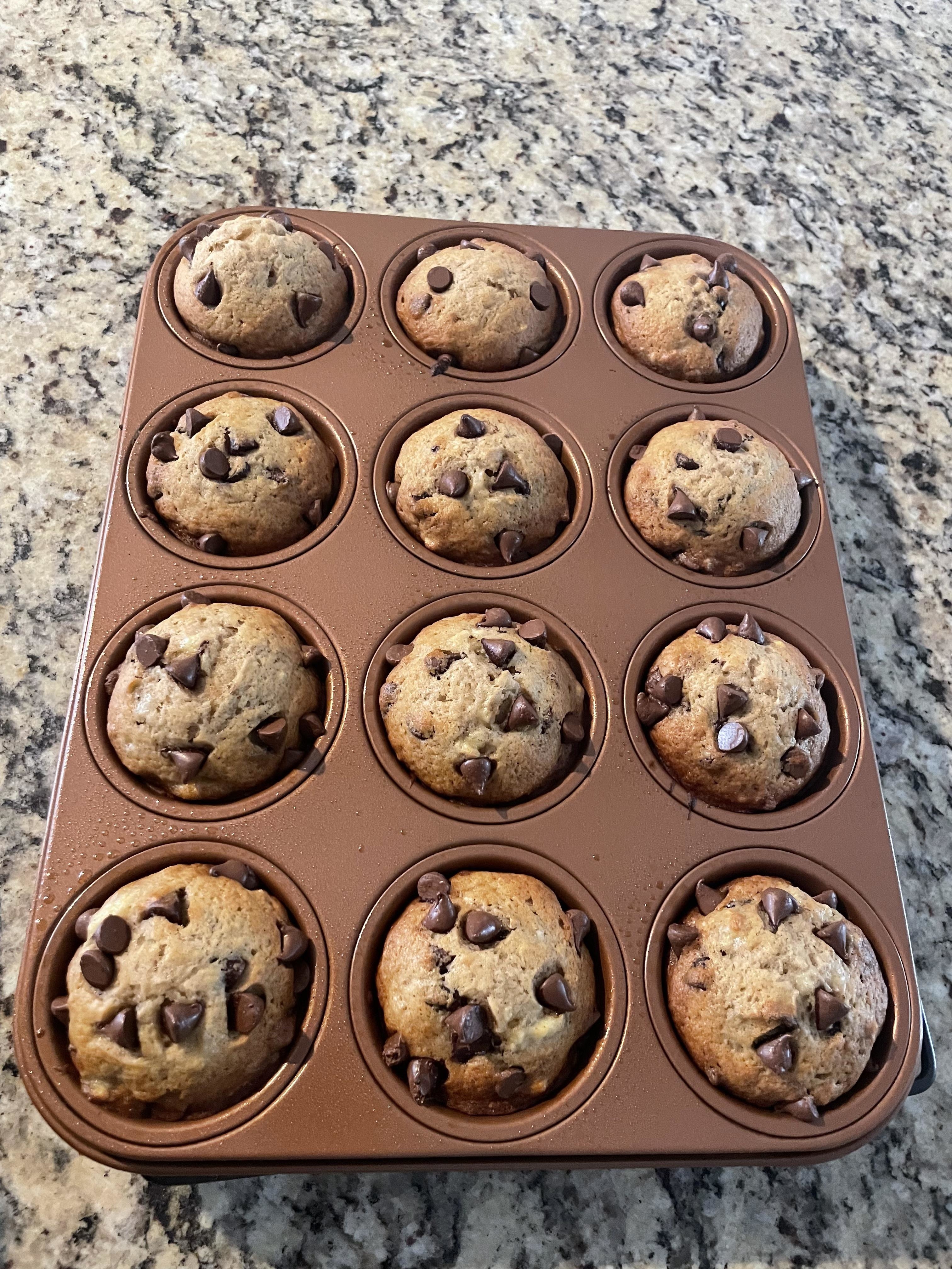 Chocolate chip muffin cookies