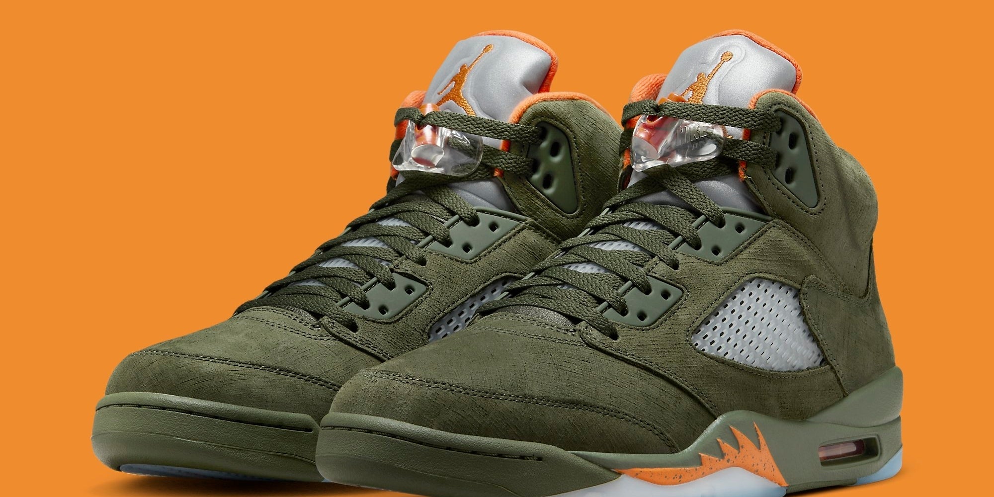jordan 5 grey and orange