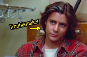 Judd Nelson from "The Breakfast Club."