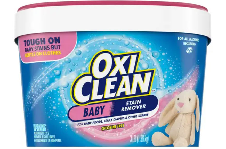 Oxi Clean Baby Stain Remover tub
