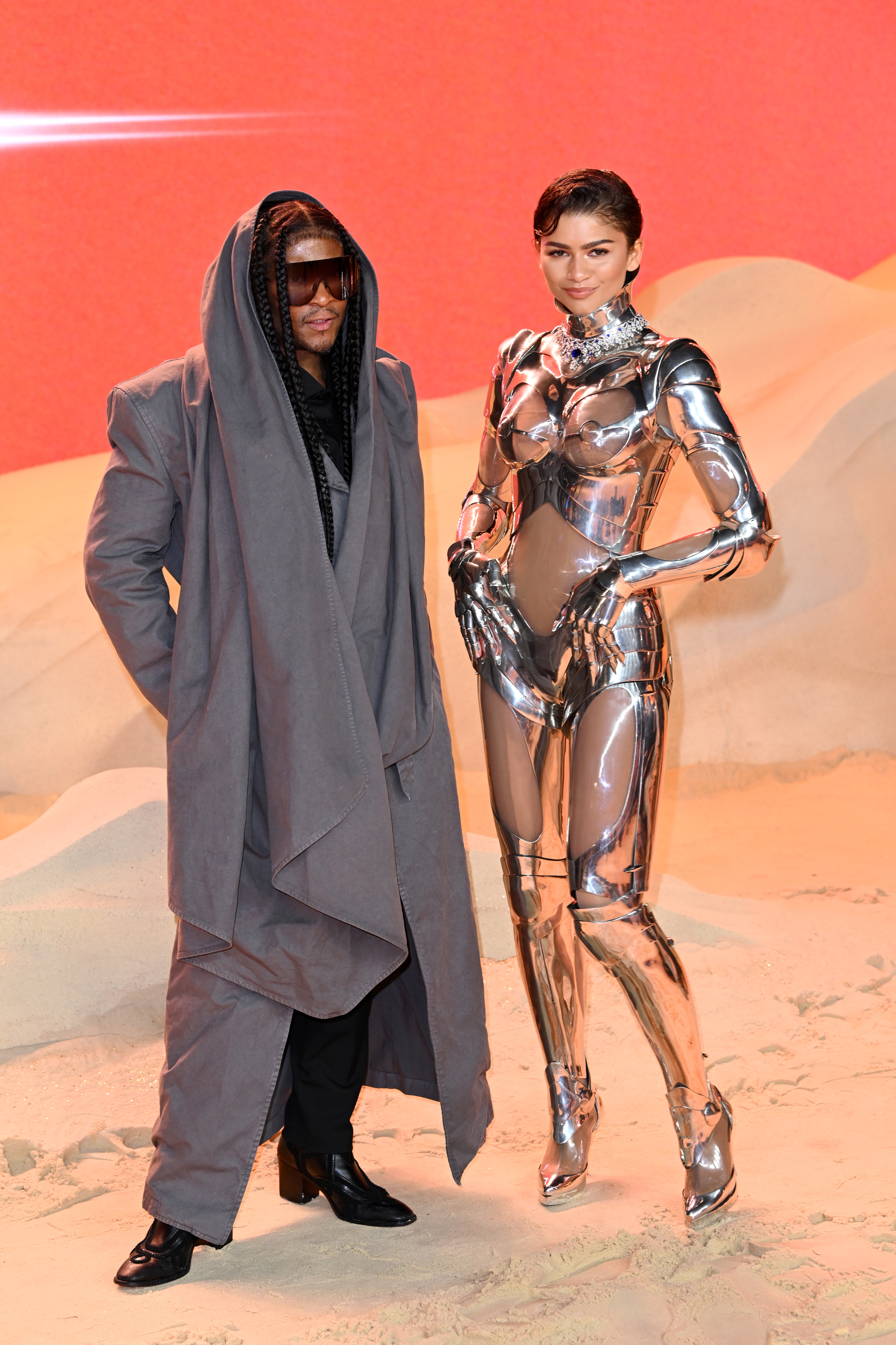 Zendaya and Law at the Dune 2 London premiere