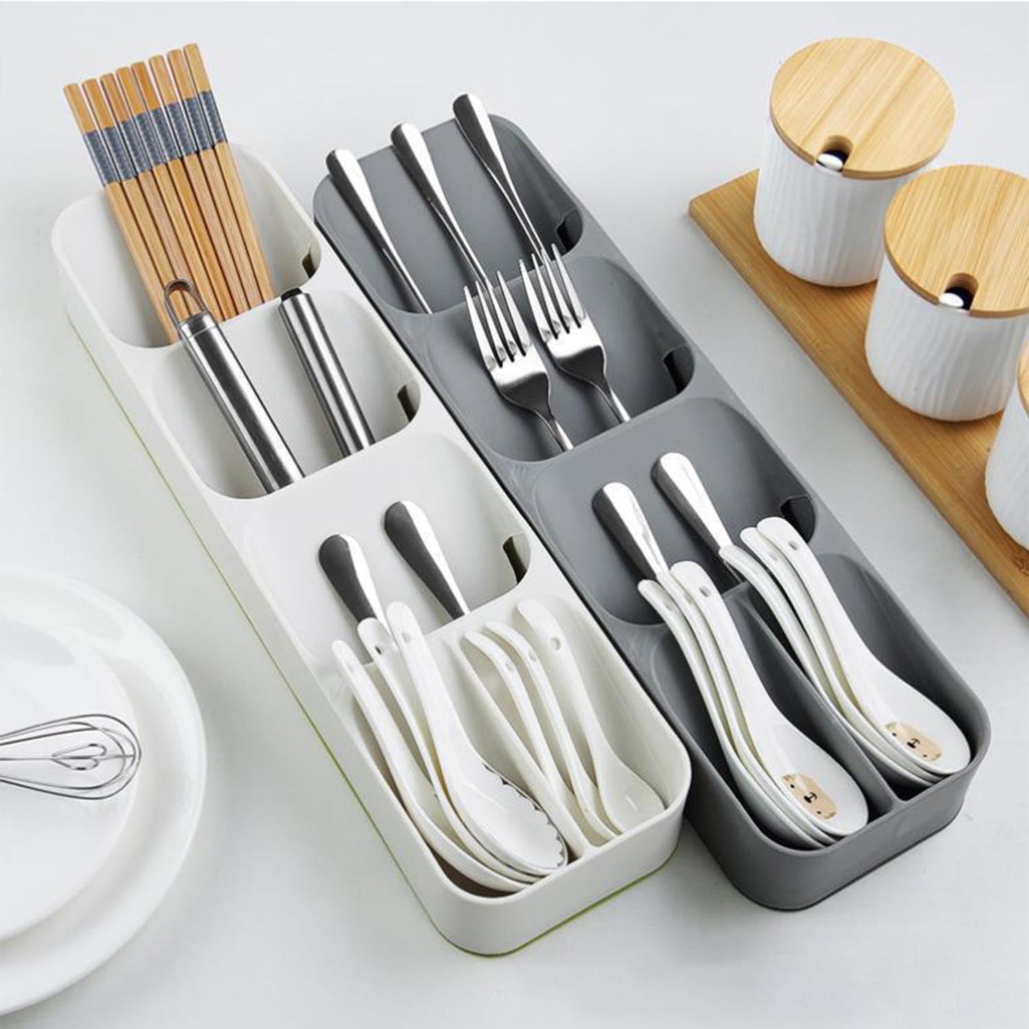 organized cutlery