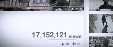 Vídeo de Internet con 17,152,121 vistas, reacciones de usuarios alrededor