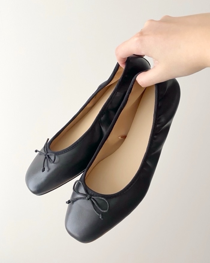 GUのオススメのシューズ「バレエシューズ」