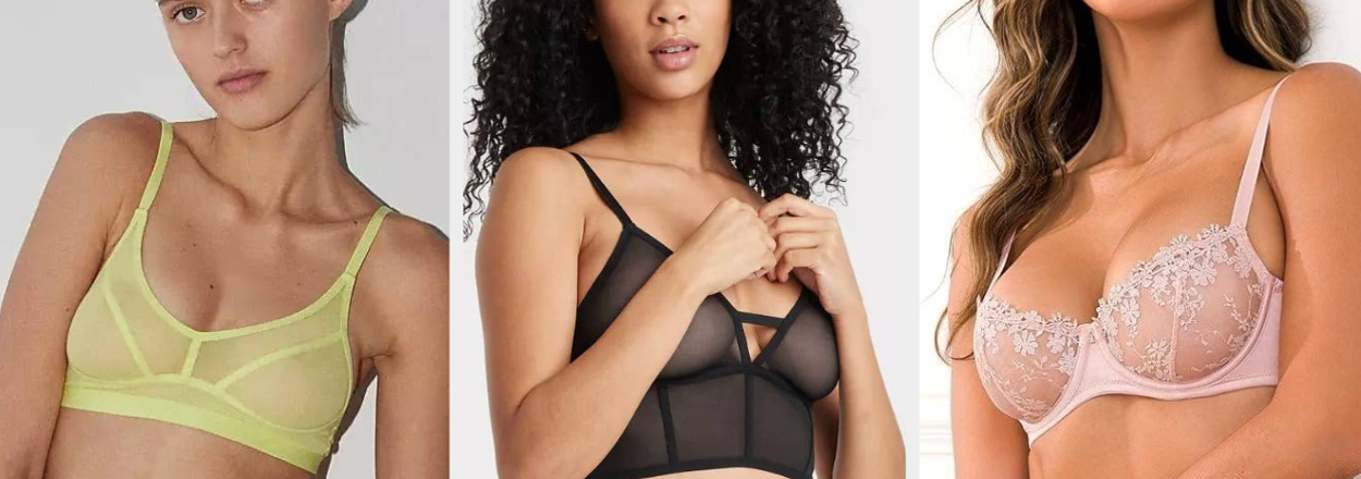 23 Best See-Through Bras That Are Perfectly Sheer